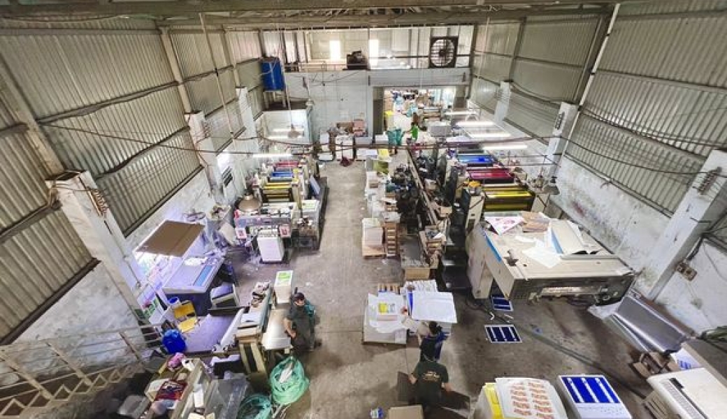 Xưởng Sản xuất carton sóng ở Hồ Chí Minh