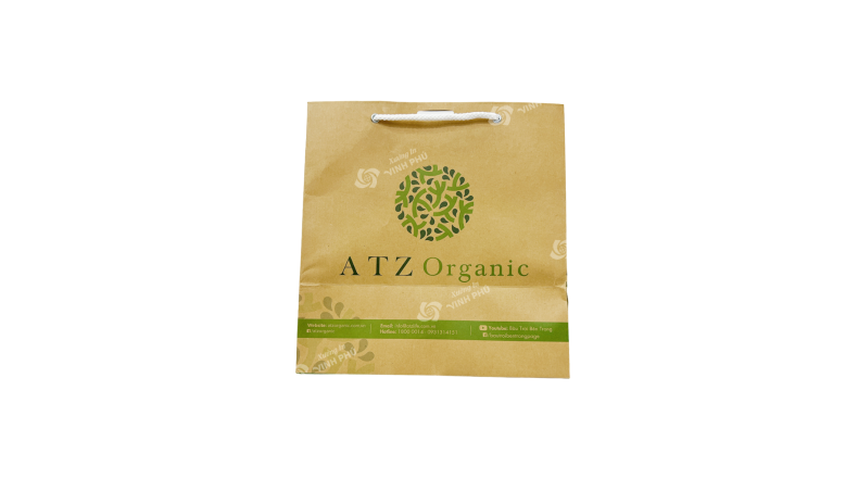 Túi giấy Draft đựng mỹ phẩm Organic