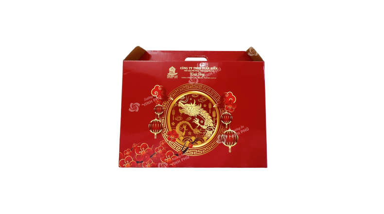 Carton sóng Bồi in logo dùng làm quà tặng