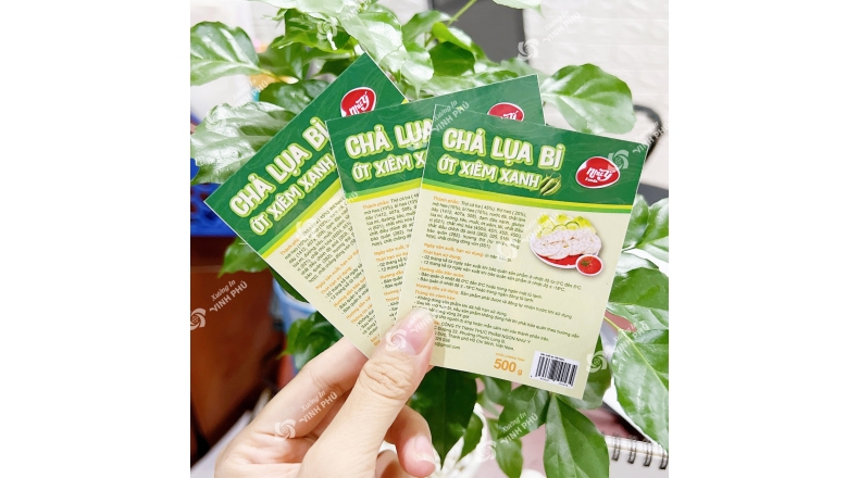 Tờ rơi chả lụa